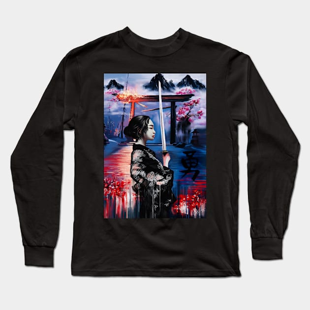 After Battle Long Sleeve T-Shirt by Artbythree